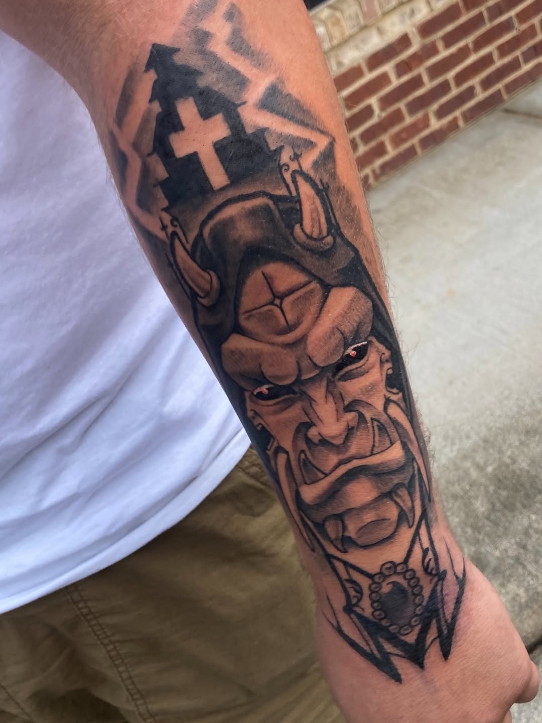Tattoo by @haleboy.tattoos — black_and_grey, realism