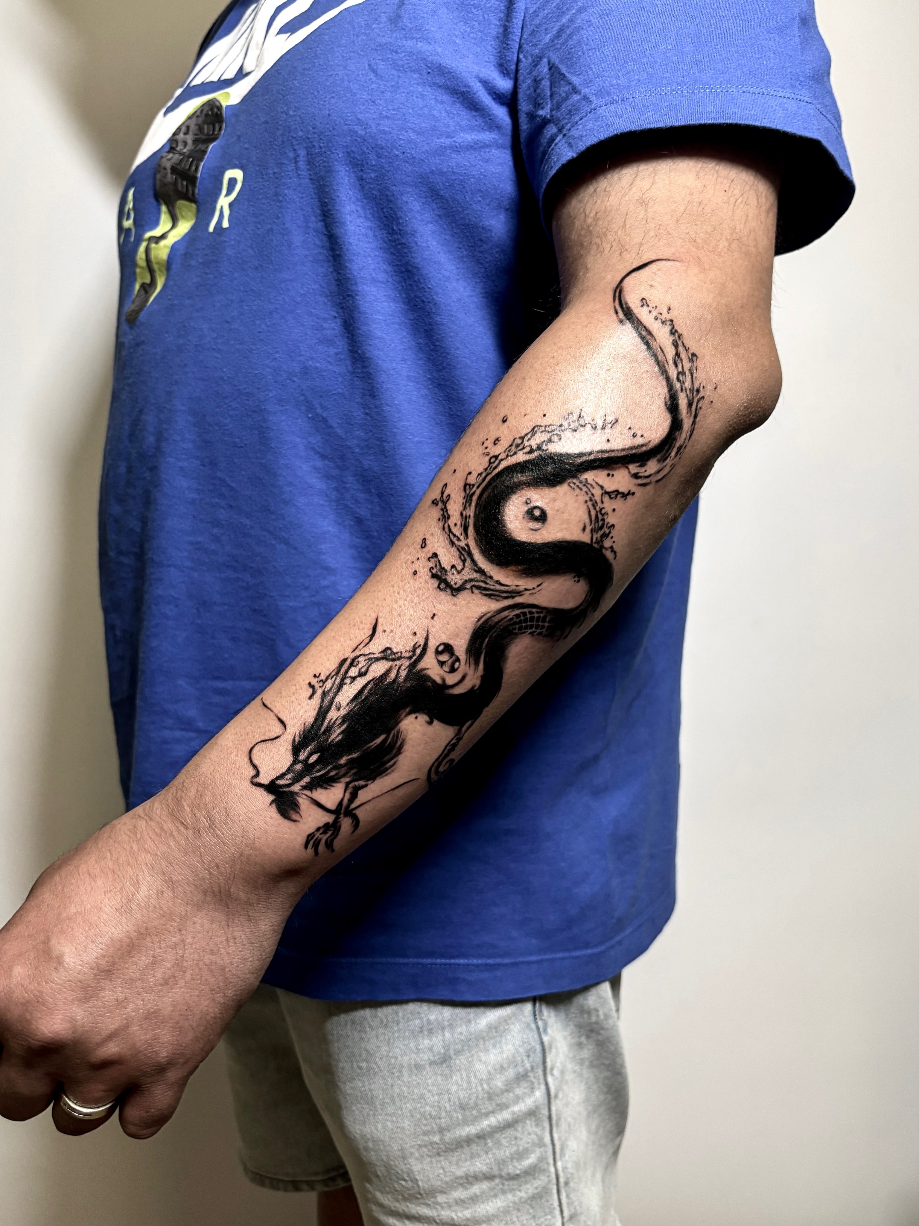 Tattoo by @seoulful_inc — black_and_grey