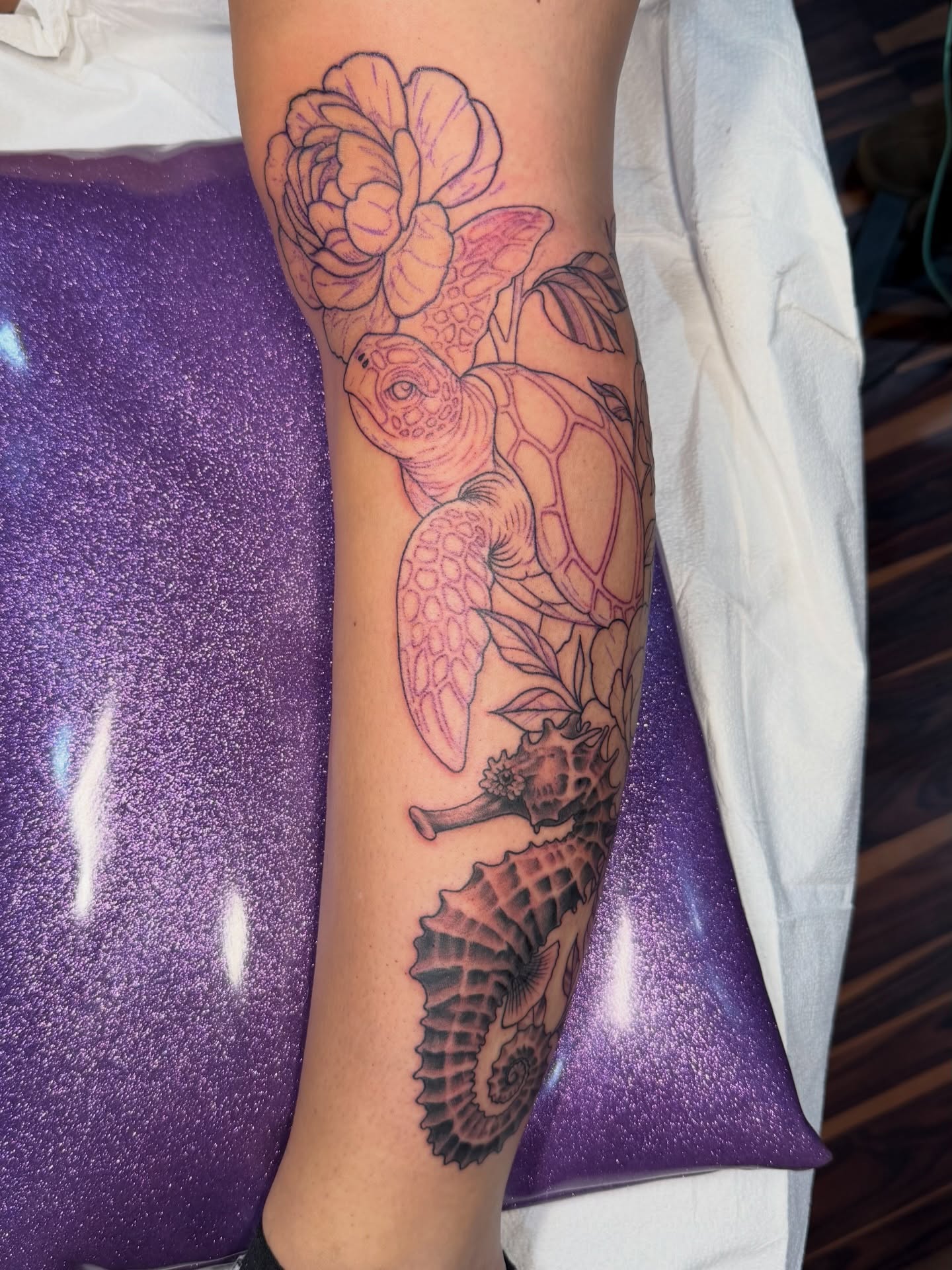 Tattoo by @tyannecherise — realism, dotwork
