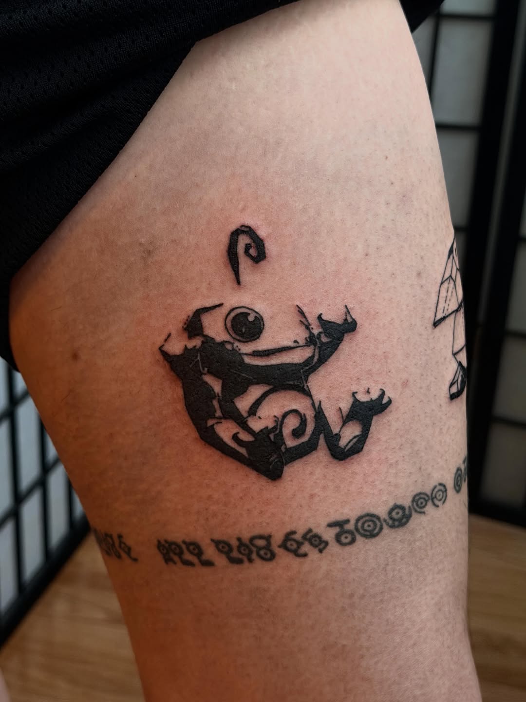 Tattoo by @isthepainok — blackwork, lettering_script