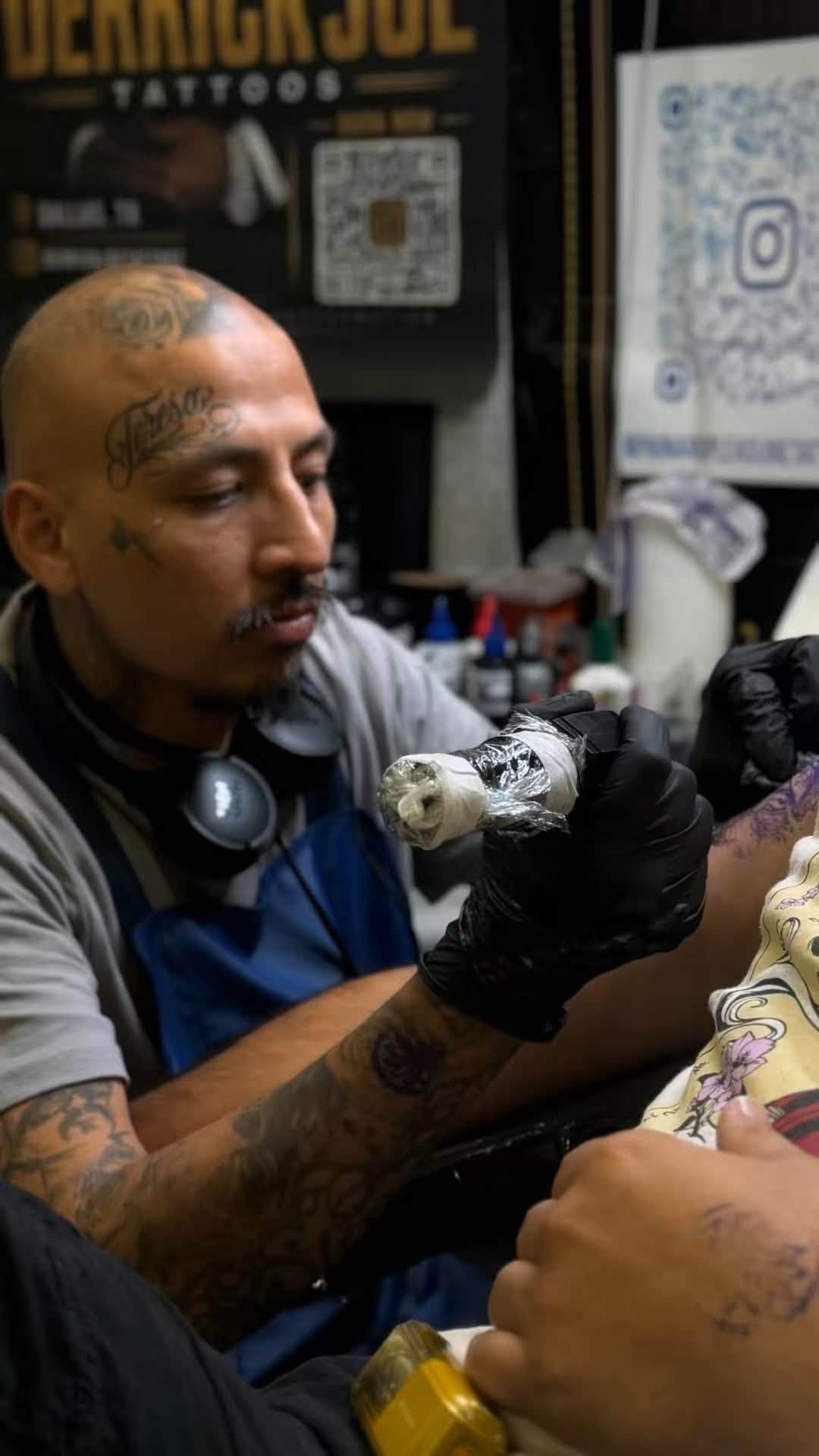 Tattoo by @painandpleasuretattoos505 — chicano, lettering_script