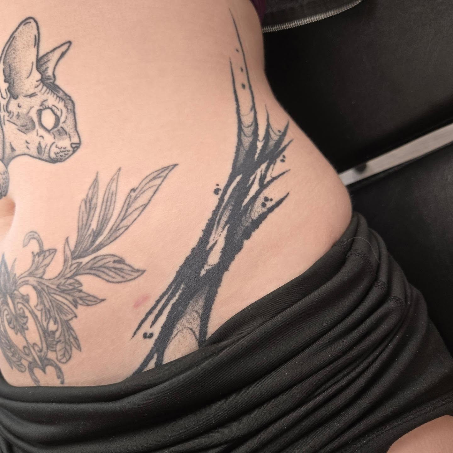 Tattoo by @babybluegotblues — black_and_grey