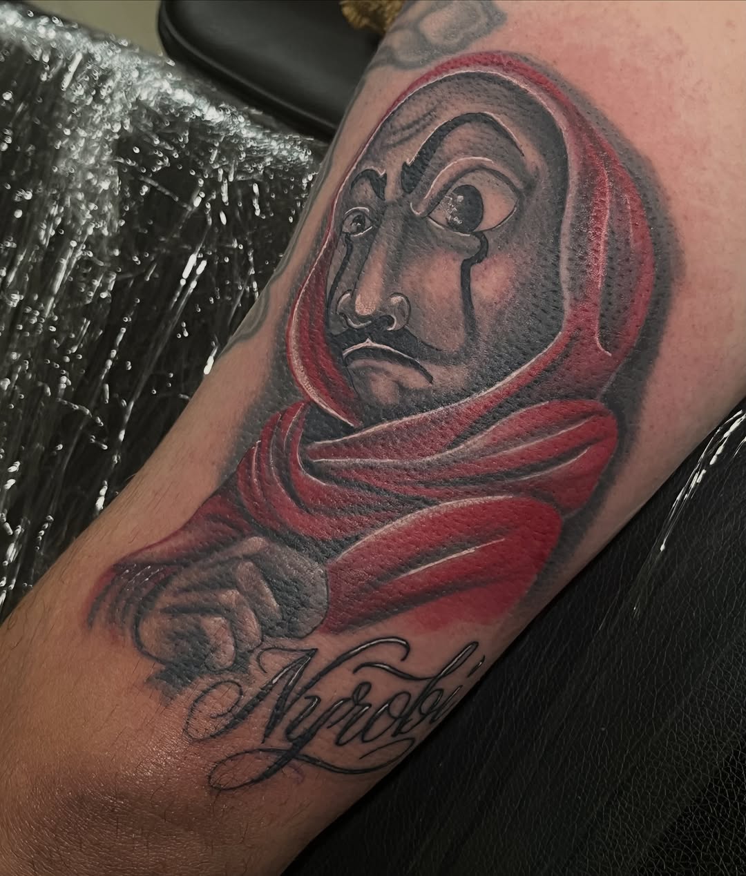 Tattoo by @sageandsintattoo — realism, black_and_grey