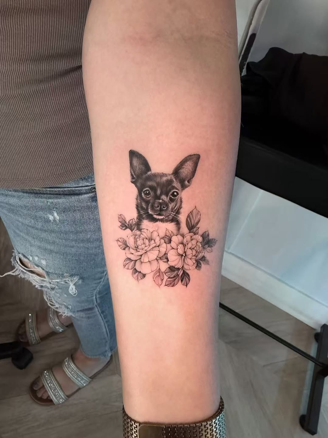 Tattoo by @baronart__nana — realism, black_and_grey