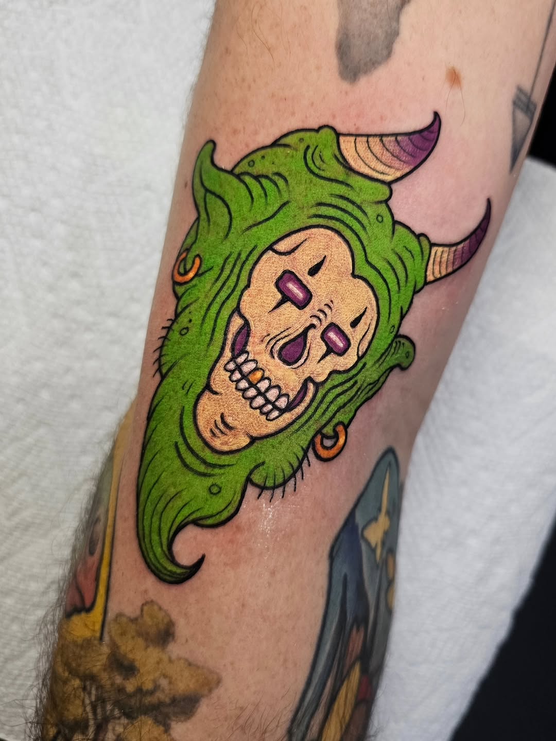 Tattoo by @stampygoblyn — new_school