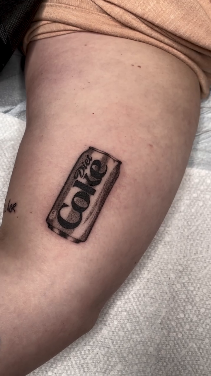 Tattoo by @carrotstabz — black_and_grey, realism