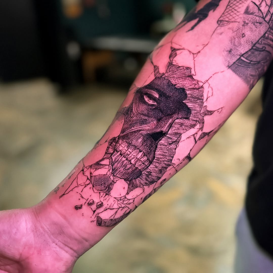 Tattoo by @chicanatattoos — black_and_grey