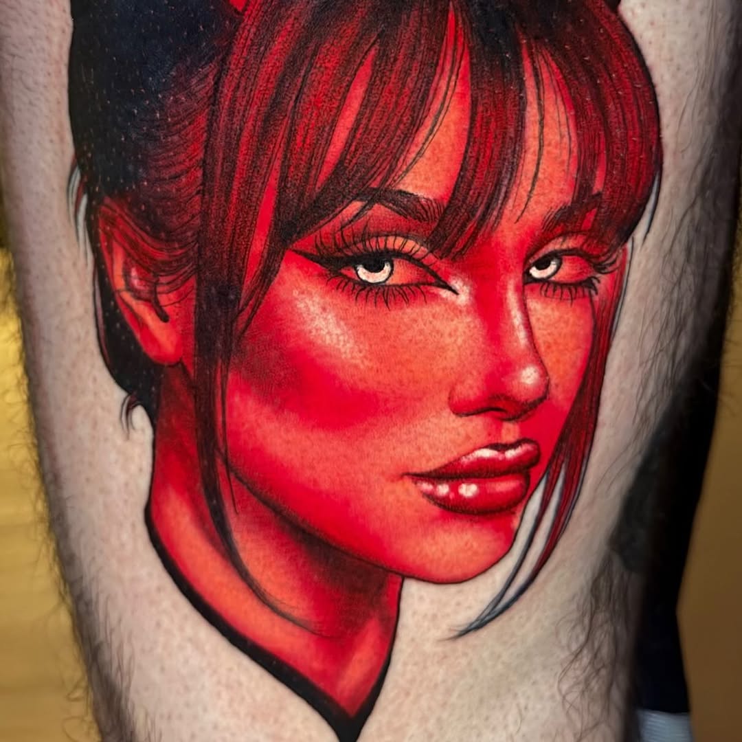 Tattoo by @hollimarieart — realism, dark_realism