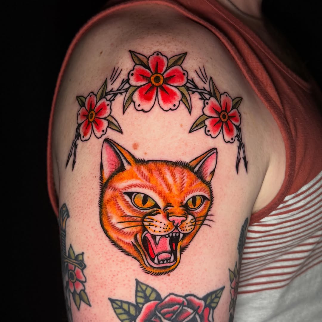 Tattoo by @freezedriedrainbow โ american_traditional
