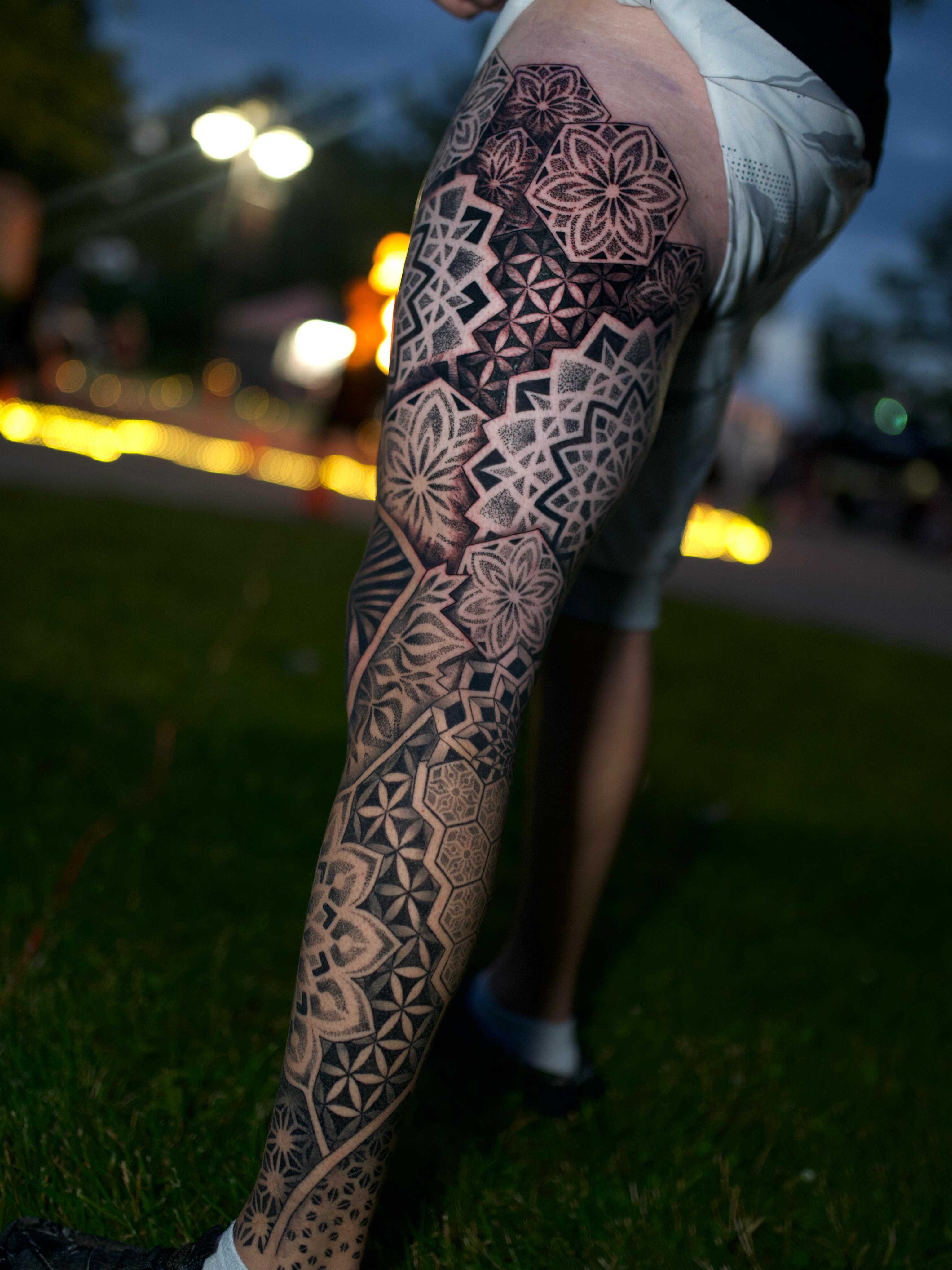 Tattoo by @tyce_tattoos — geometric