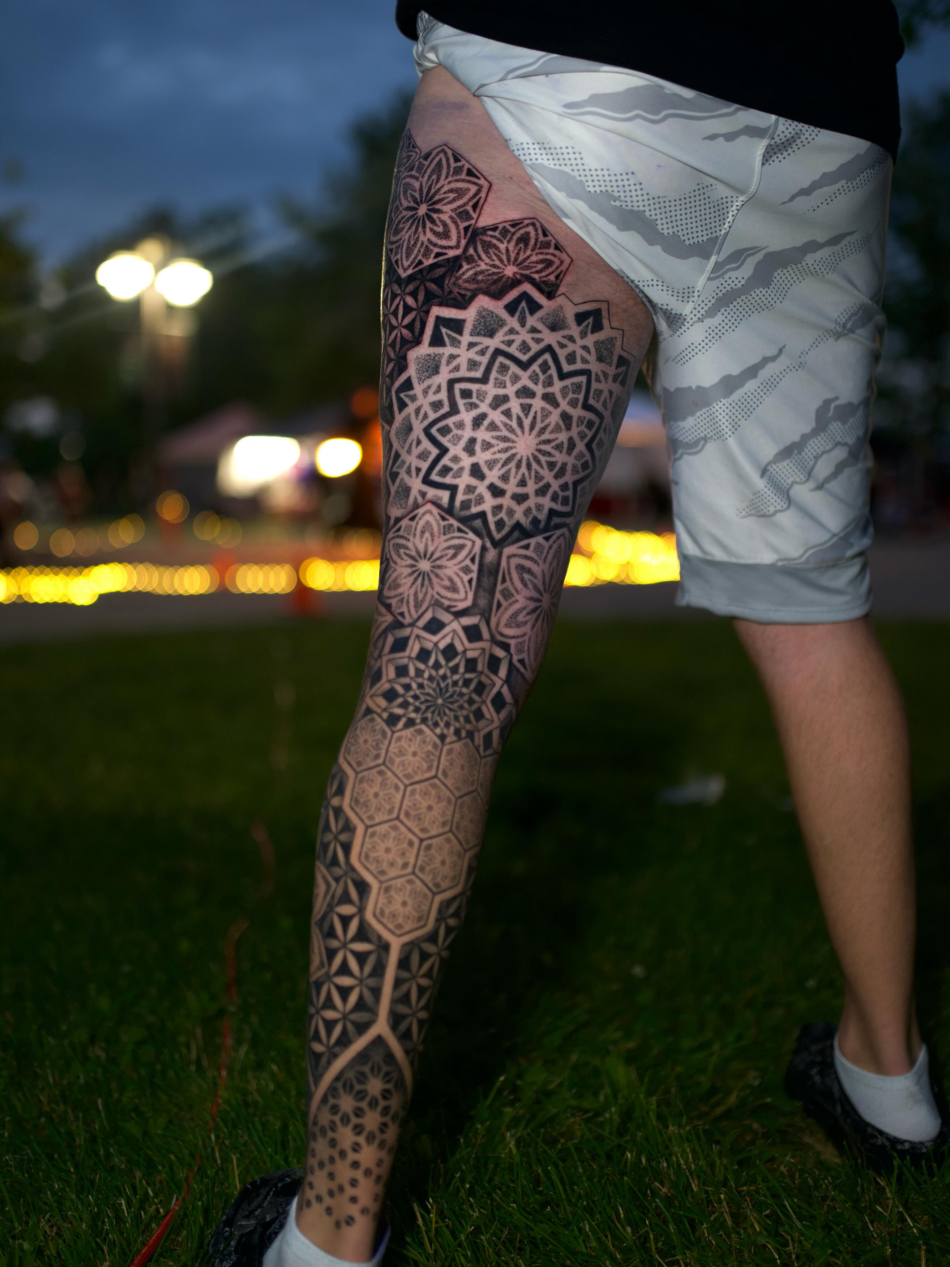 Tattoo by @tyce_tattoos — geometric