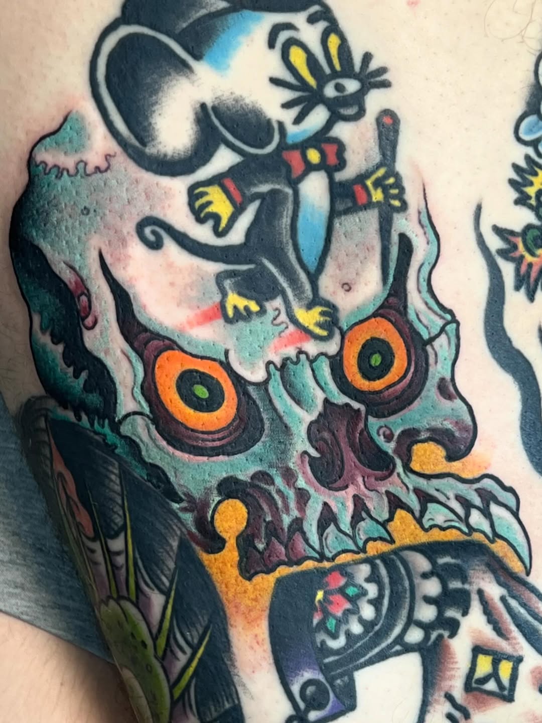 Tattoo by @kayle77 — american_traditional, neo_traditional