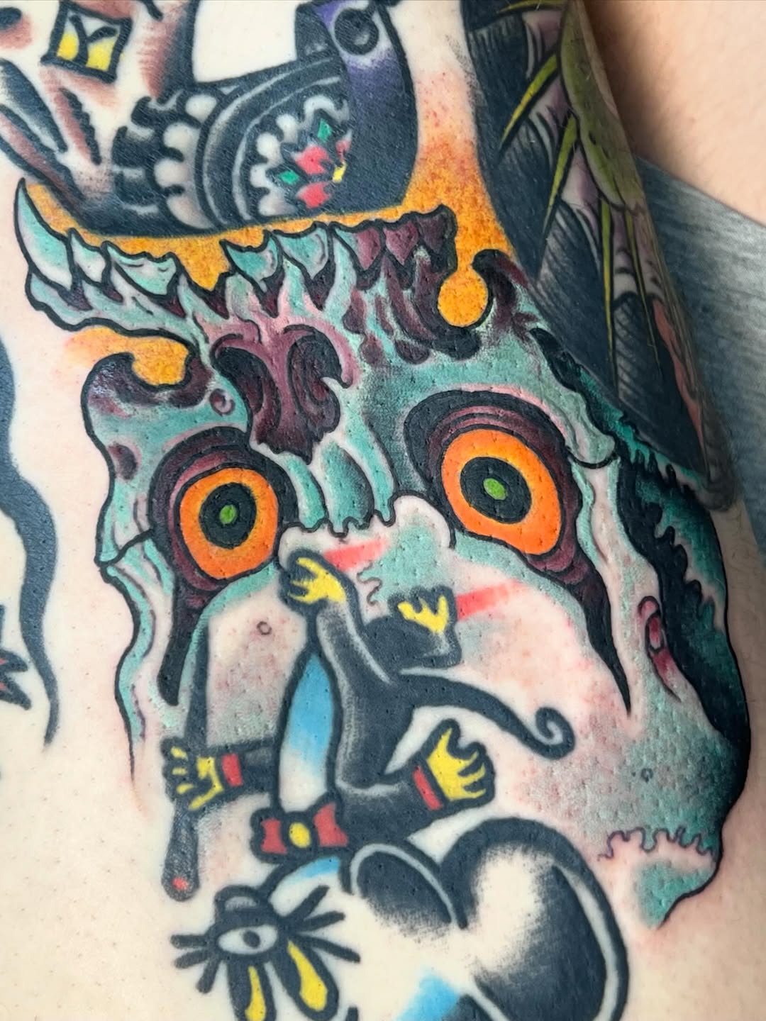 Tattoo by @kayle77 — american_traditional, neo_traditional