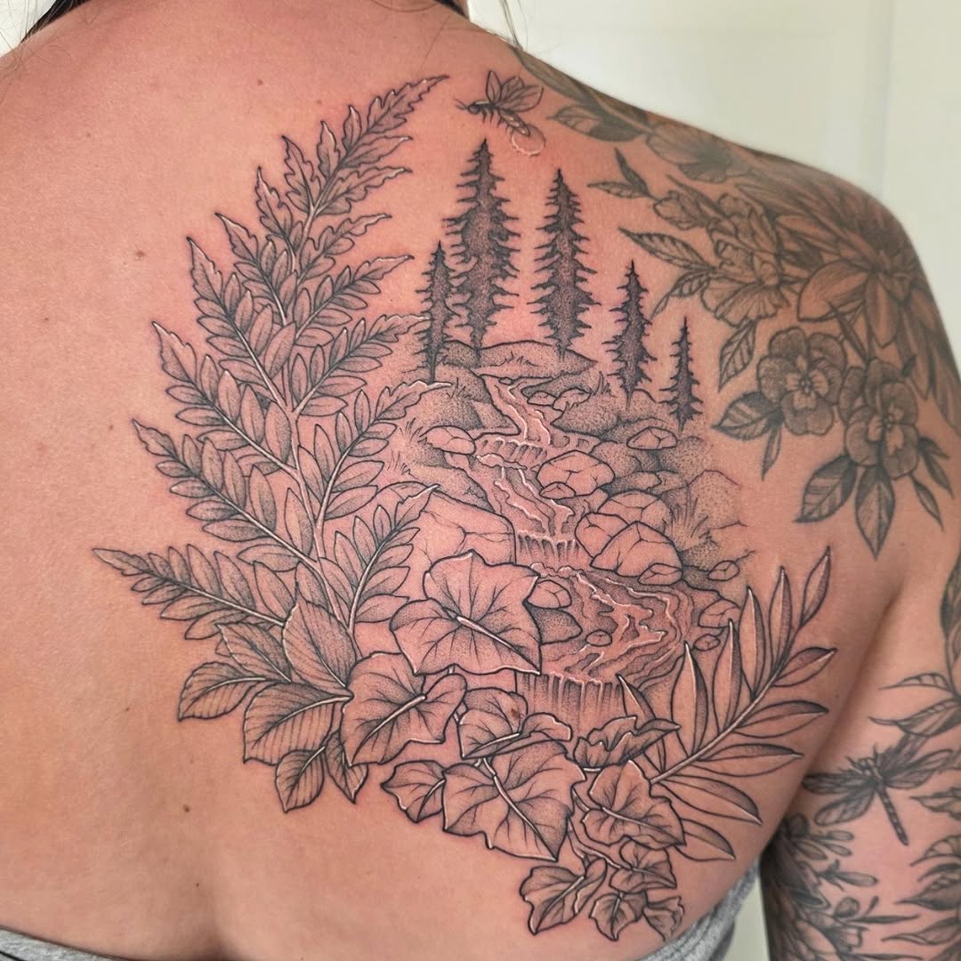 Tattoo by @letdanipokeyou — black_and_grey, illustrative