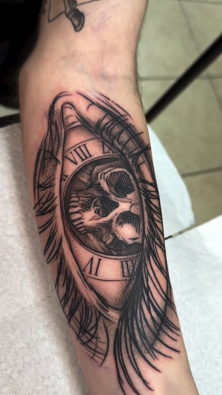 Tattoo by @bamboo_ink888 — black_and_grey, realism