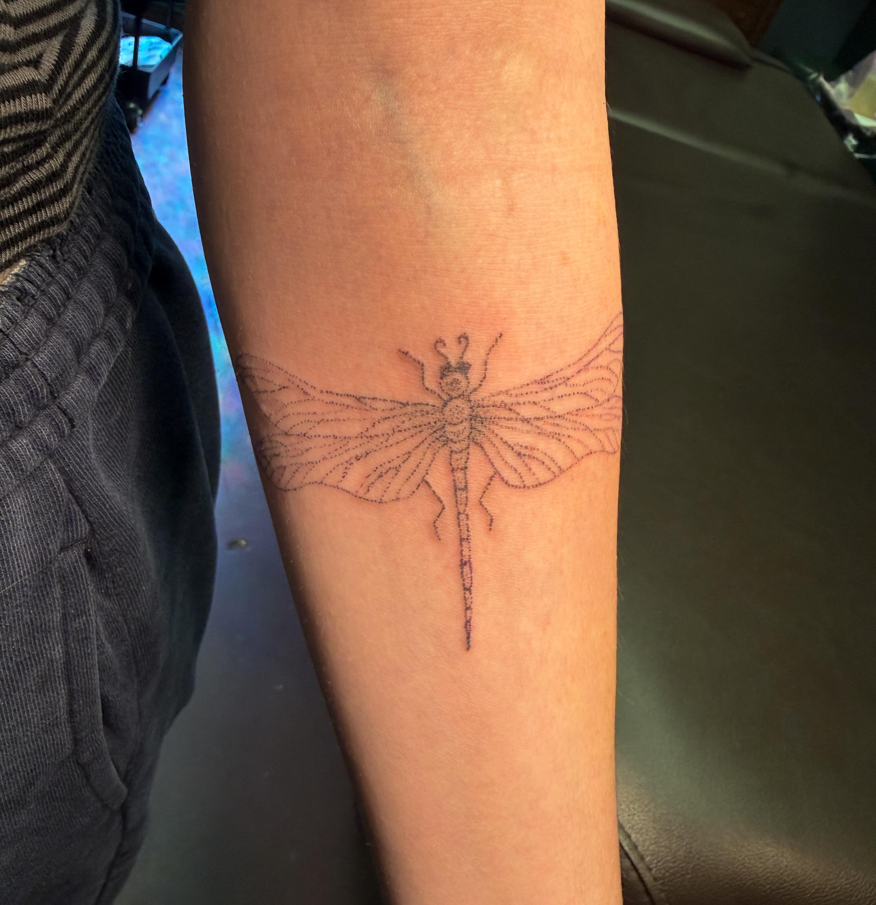 Tattoo by @babybeartattoos β dotwork, fine_line