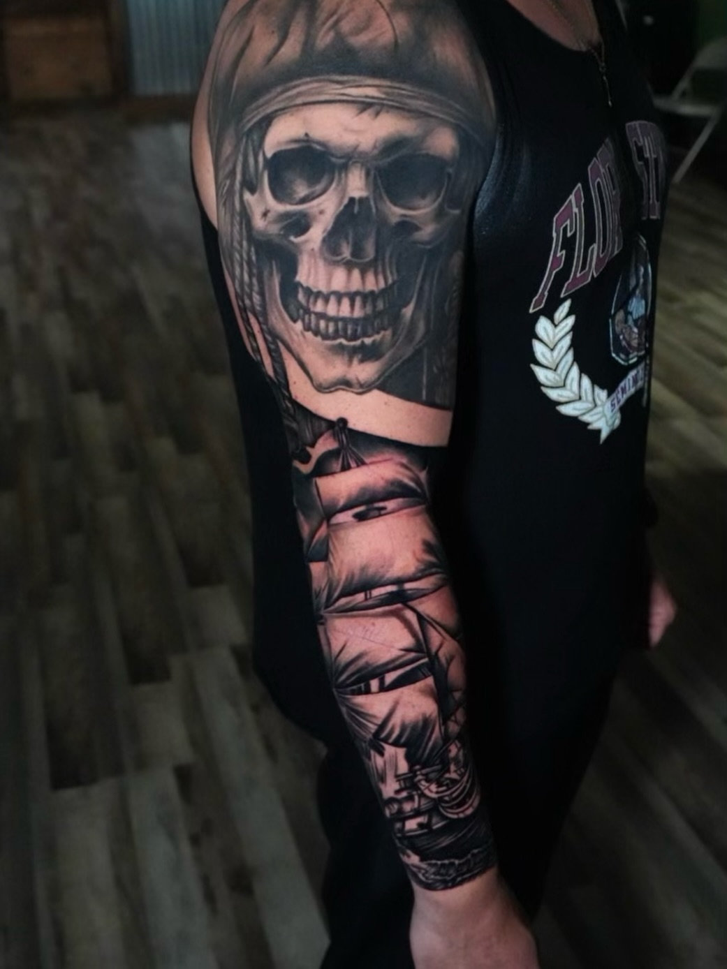 Tattoo by @zachashtontattoo — realism, black_and_grey