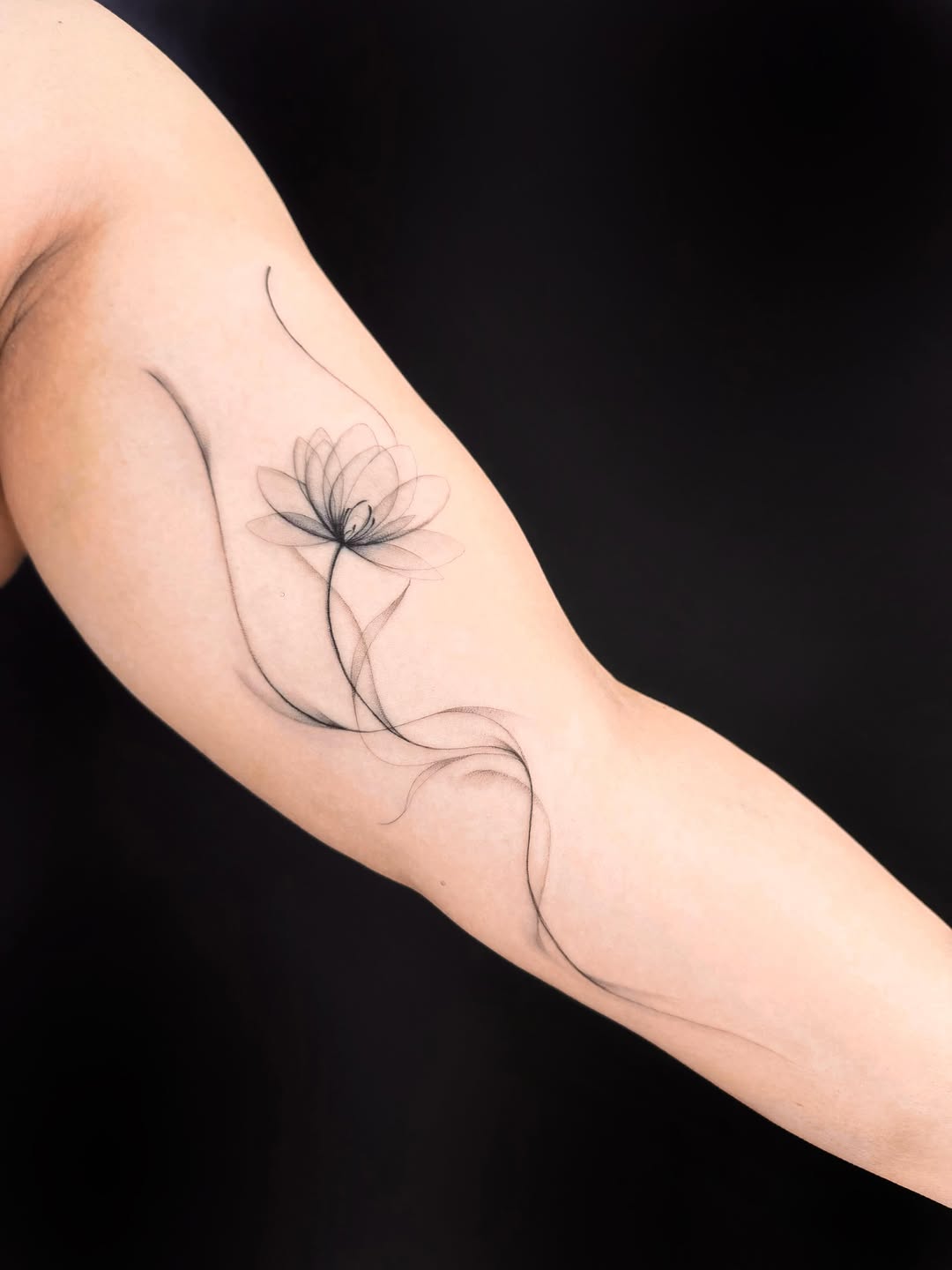 Tattoo by @baronart_david — fine_line, black_and_grey