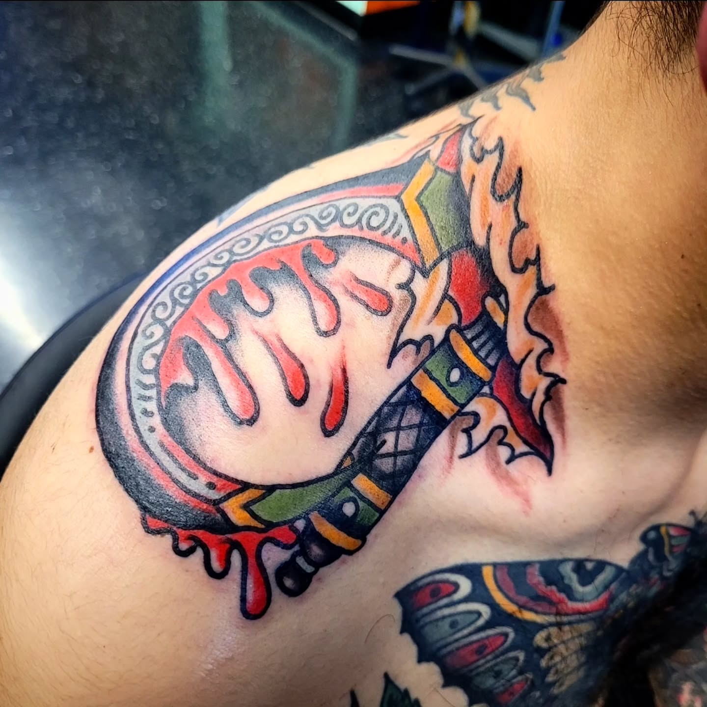 Tattoo by @werexwolf — american_traditional