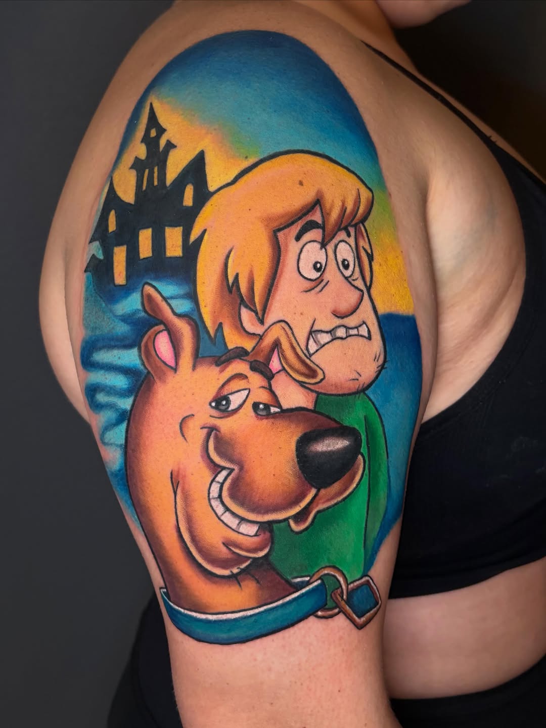 Tattoo by @rachel_sellers_ — new_school, anime