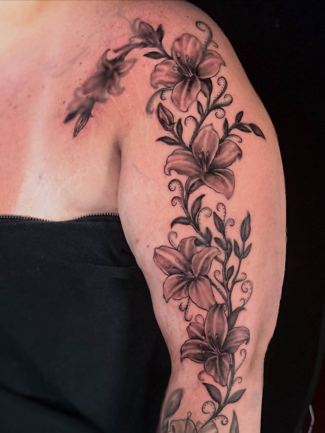 Tattoo by @instabullshit — black_and_grey, realism
