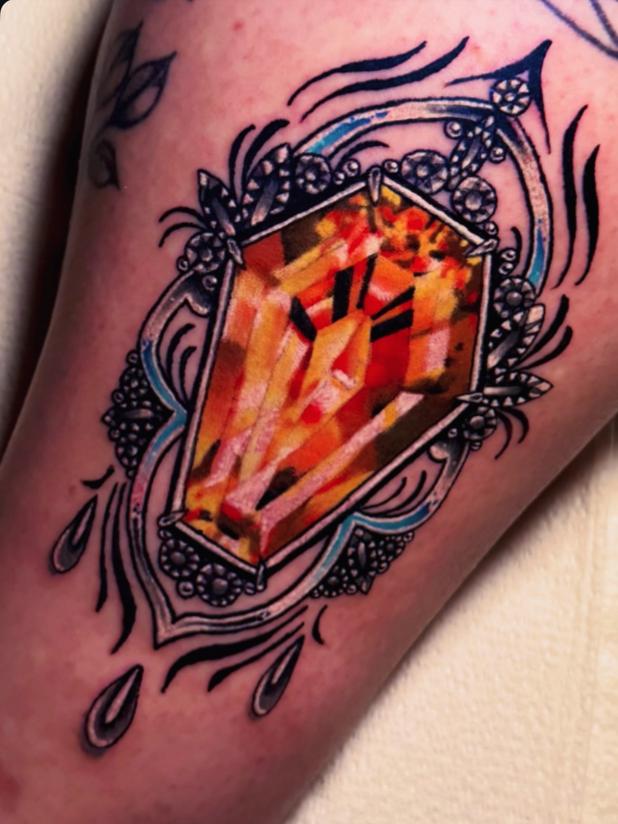 Tattoo by @counttatula β geometric, watercolor