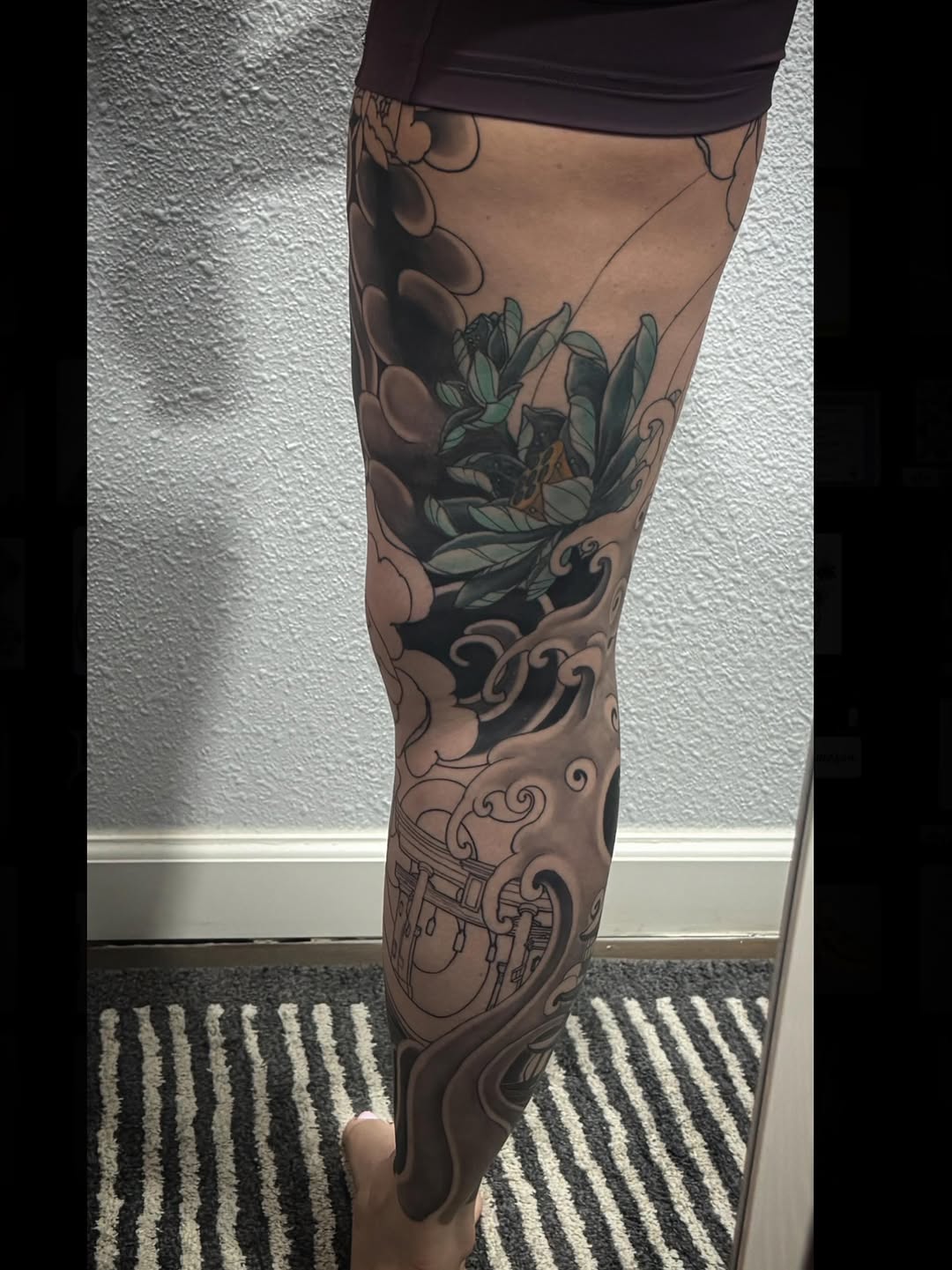 Tattoo by @dannyg_tatt2 — japanese_irezumi, black_and_grey