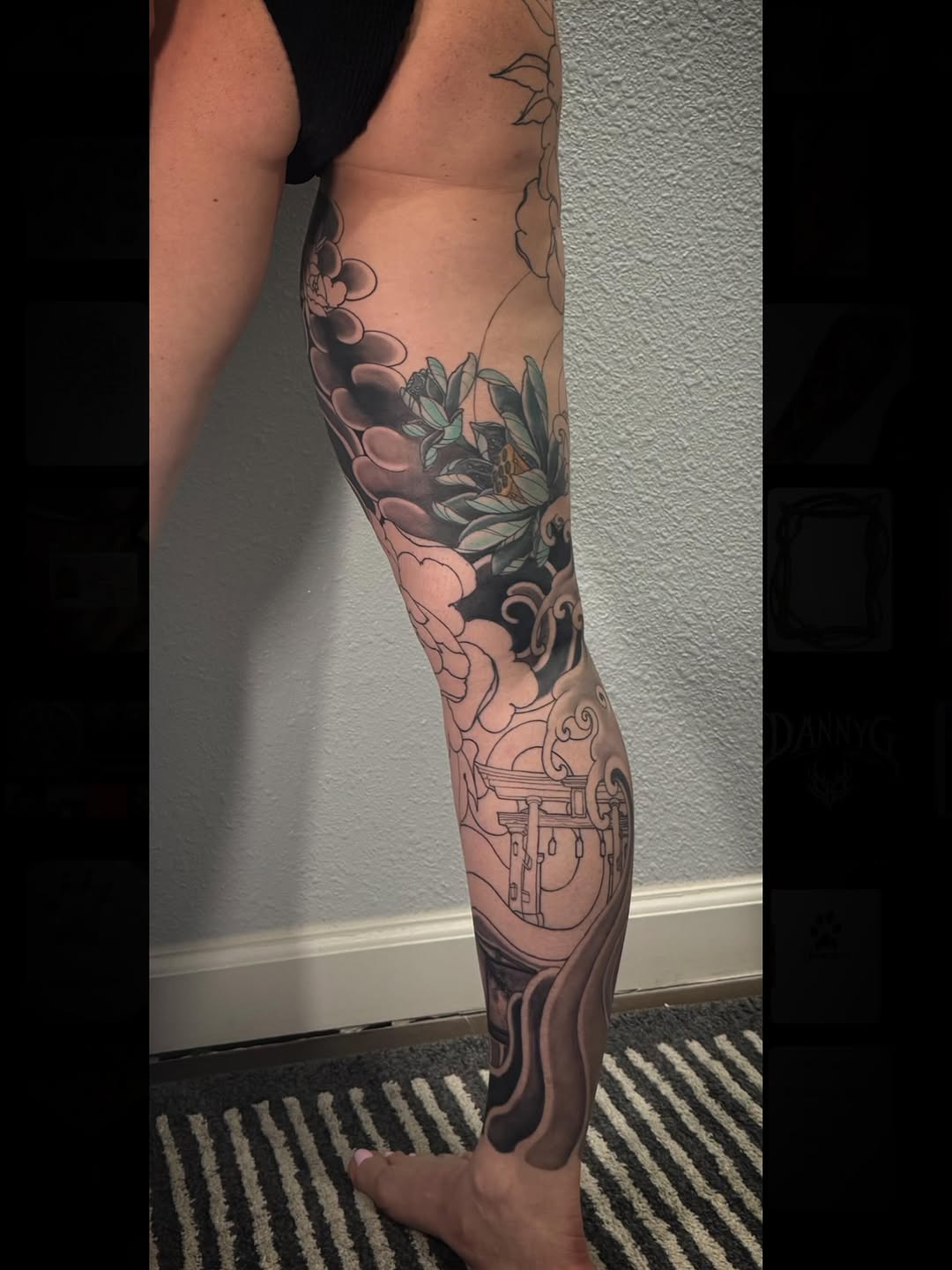 Tattoo by @dannyg_tatt2 — japanese_irezumi, black_and_grey