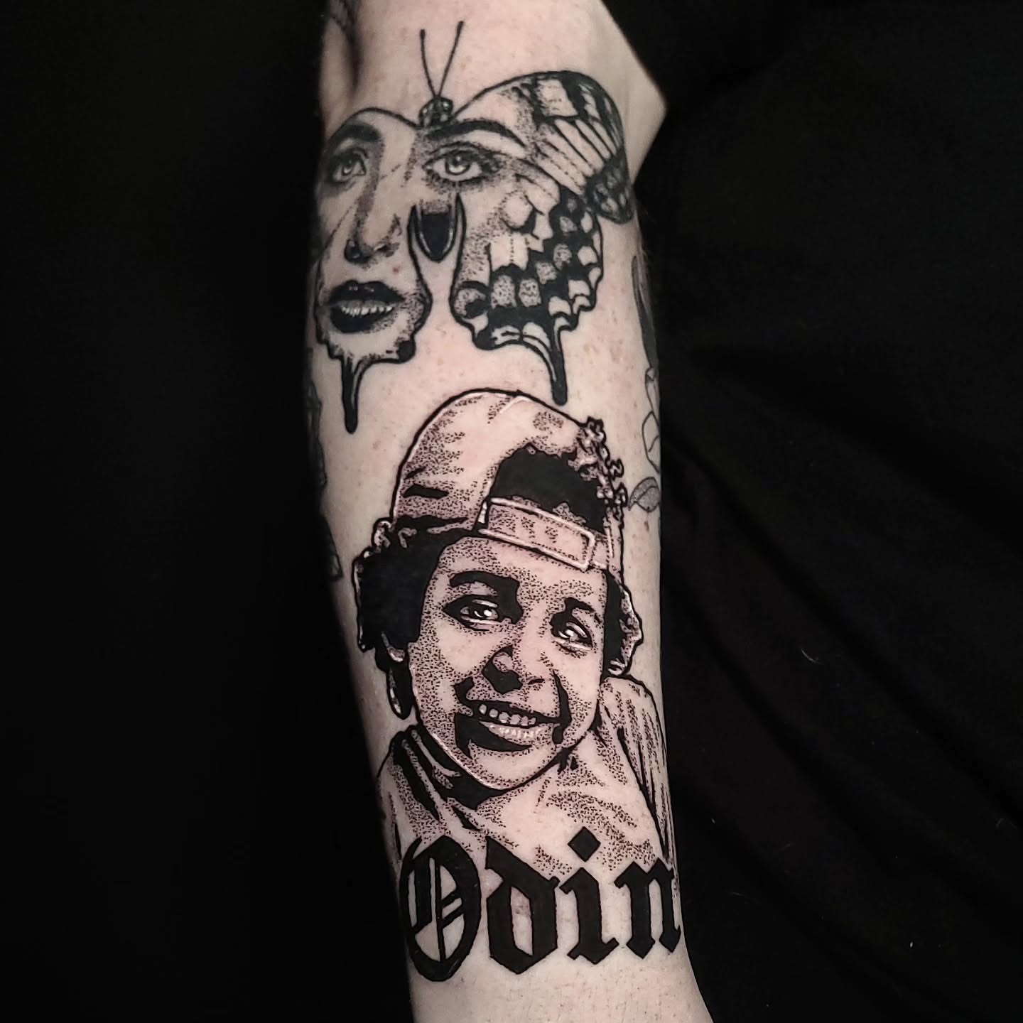 Tattoo by @alexanderstairstattoos — dotwork, realism