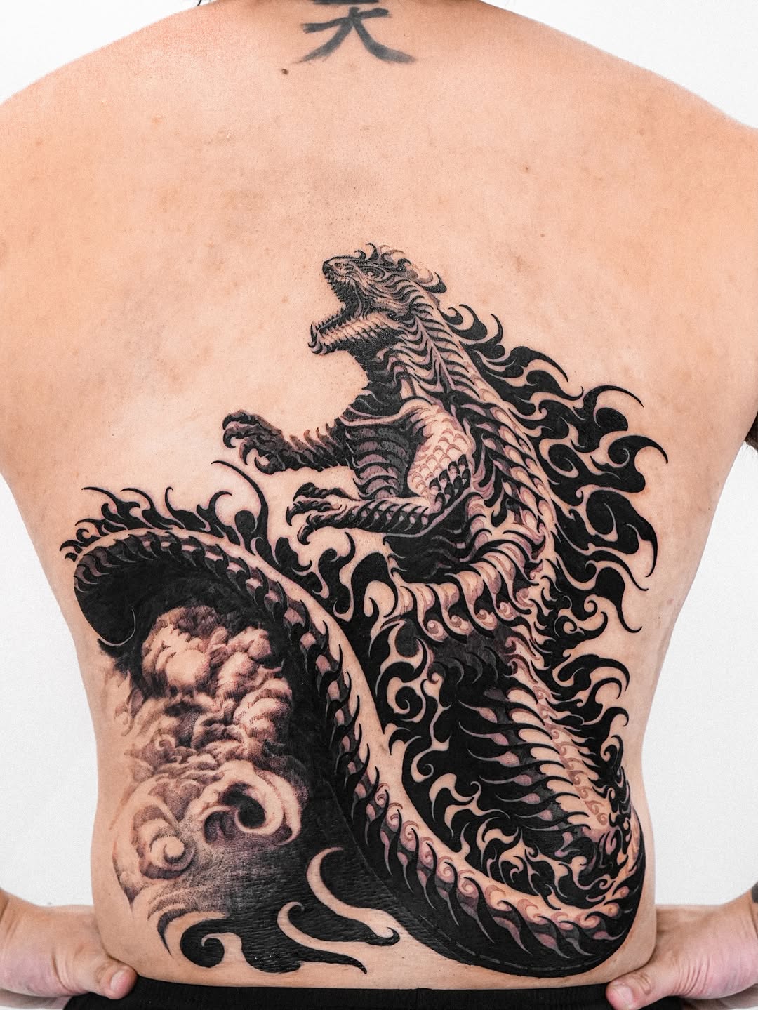 Tattoo by @a_flow_to — japanese_irezumi, black_and_grey