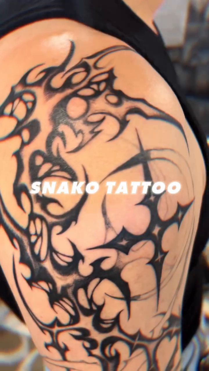 Tattoo by @snako_tattoo — tribal, blackwork