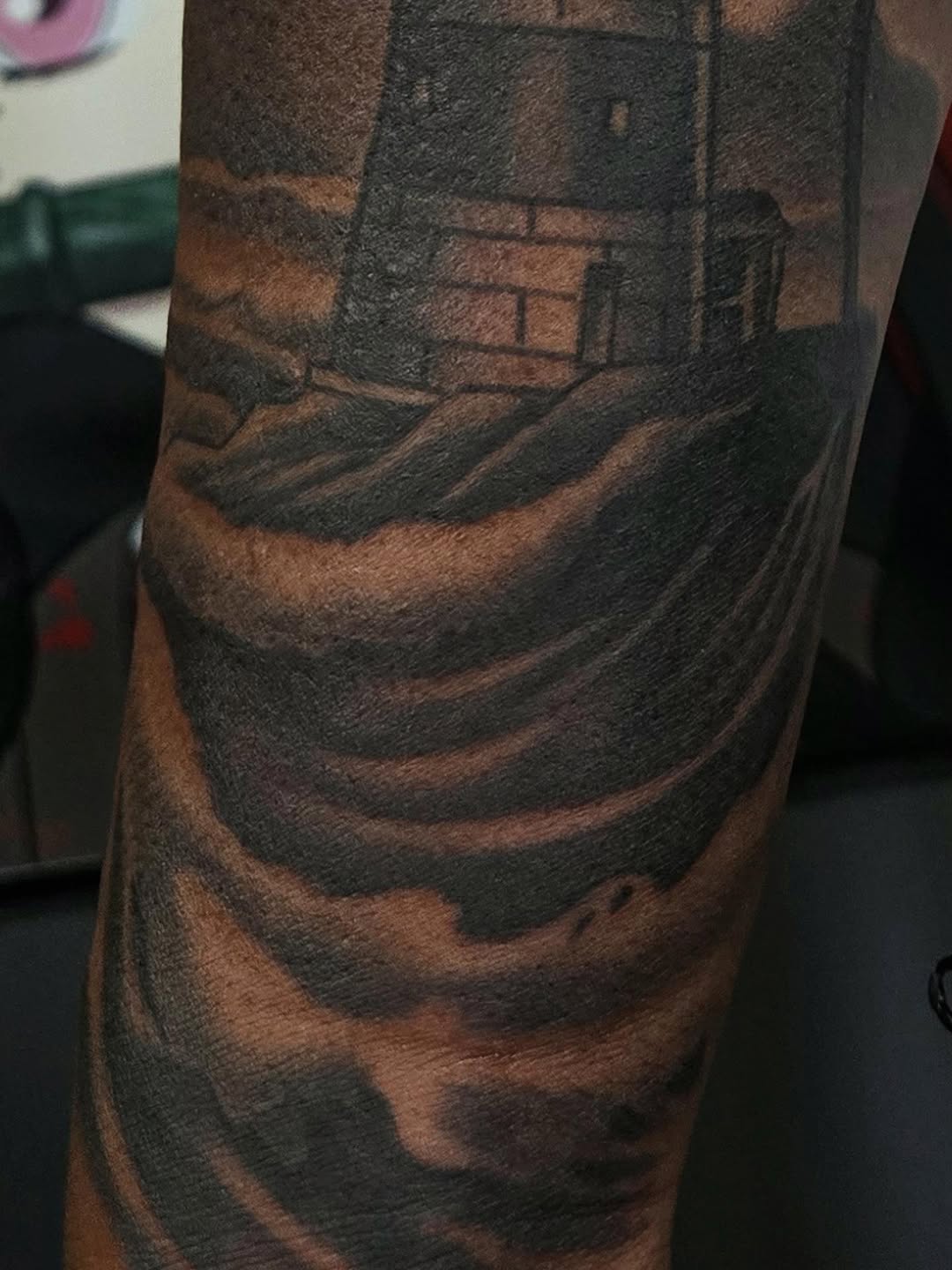 Tattoo by @thatdamcee — black_and_grey, realism