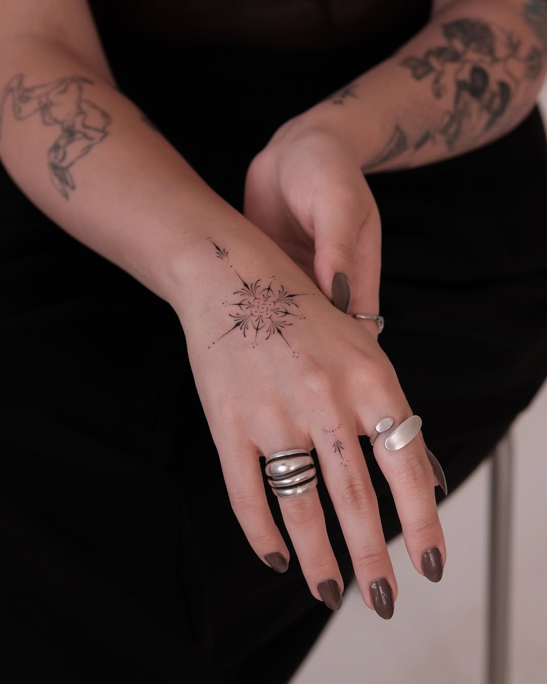Tattoo by @goksu_ink — geometric