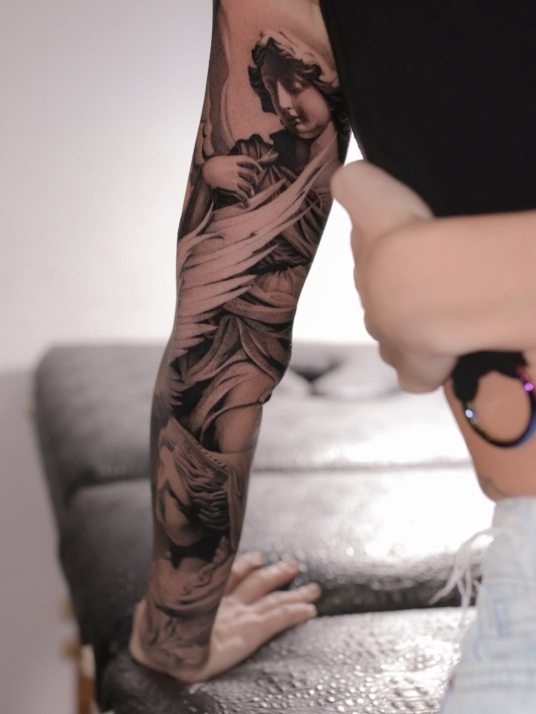 Tattoo by @cot_tattoo — realism, black_and_grey