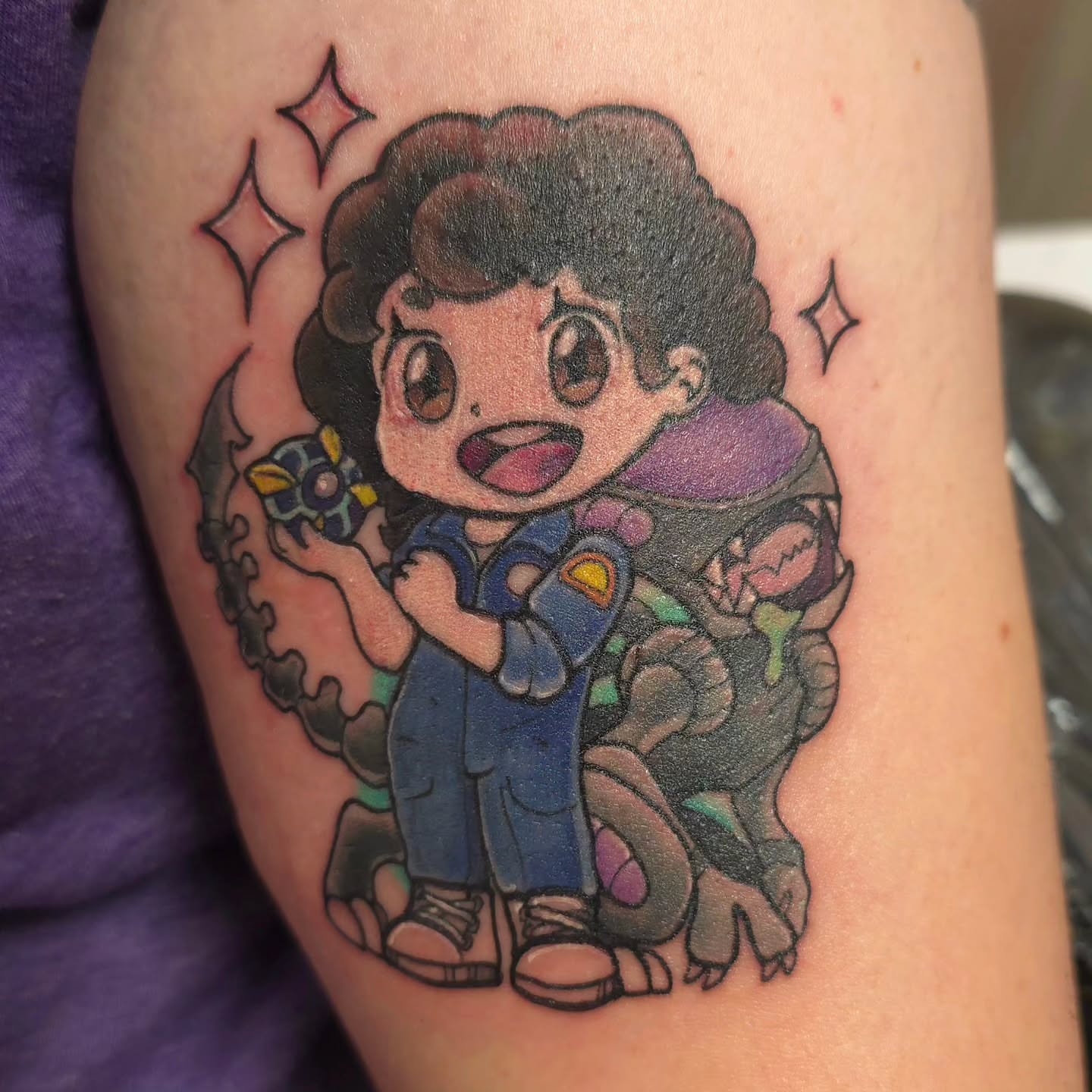 Tattoo by @littleshadowtattoos — anime