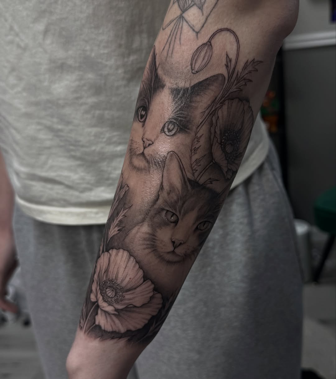 Tattoo by @modinerostattoos — realism, black_and_grey