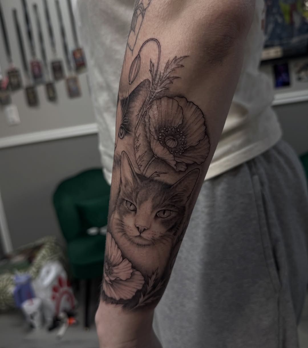 Tattoo by @modinerostattoos — realism, black_and_grey
