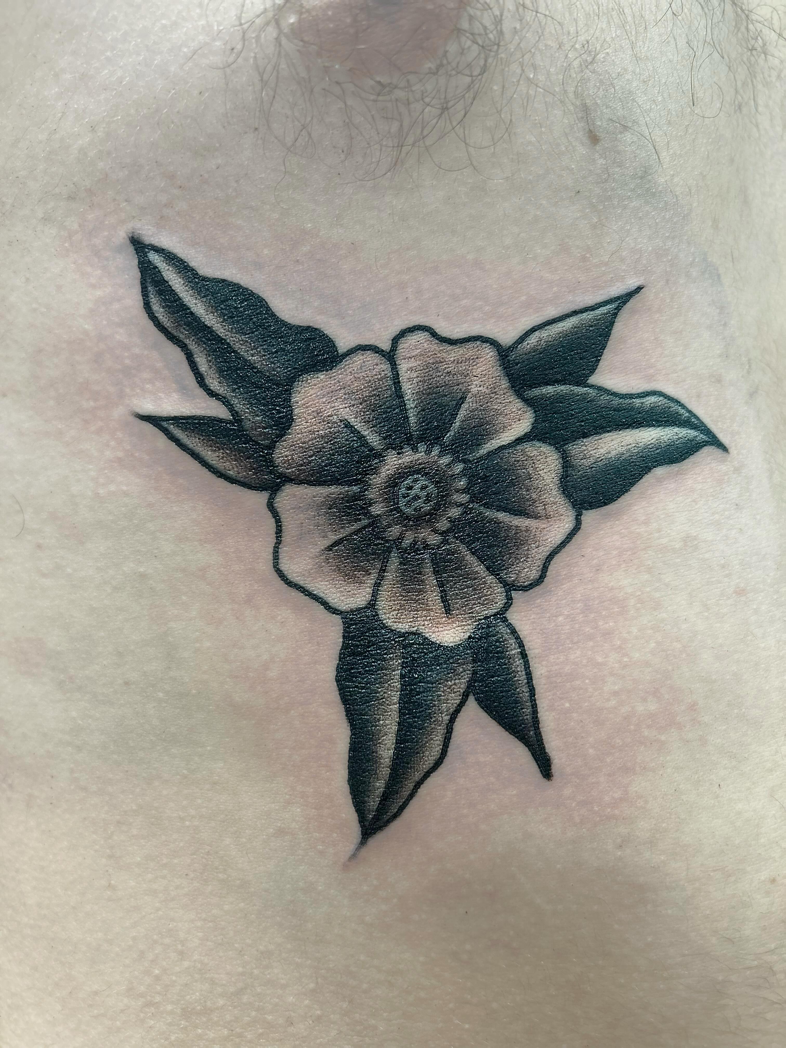 Tattoo by @olaf.tattoos — black_and_grey