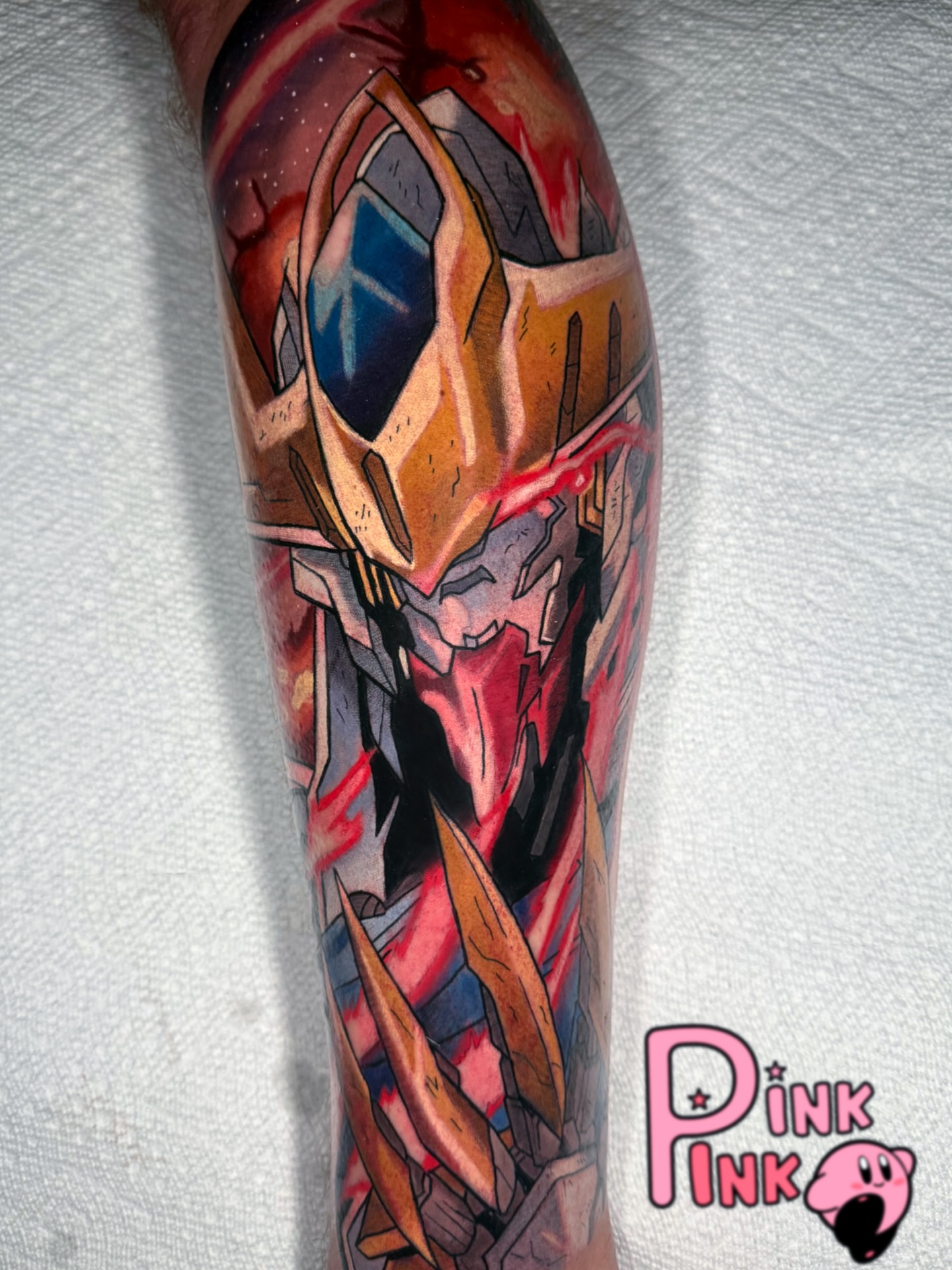 Tattoo by @pinkink11 — geometric, anime