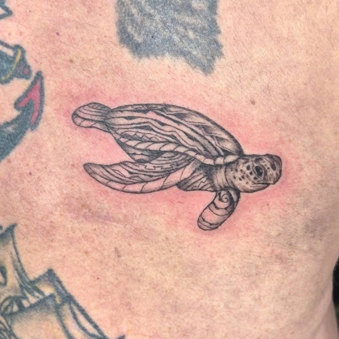 Tattoo by @therealchrisbell — black_and_grey, realism