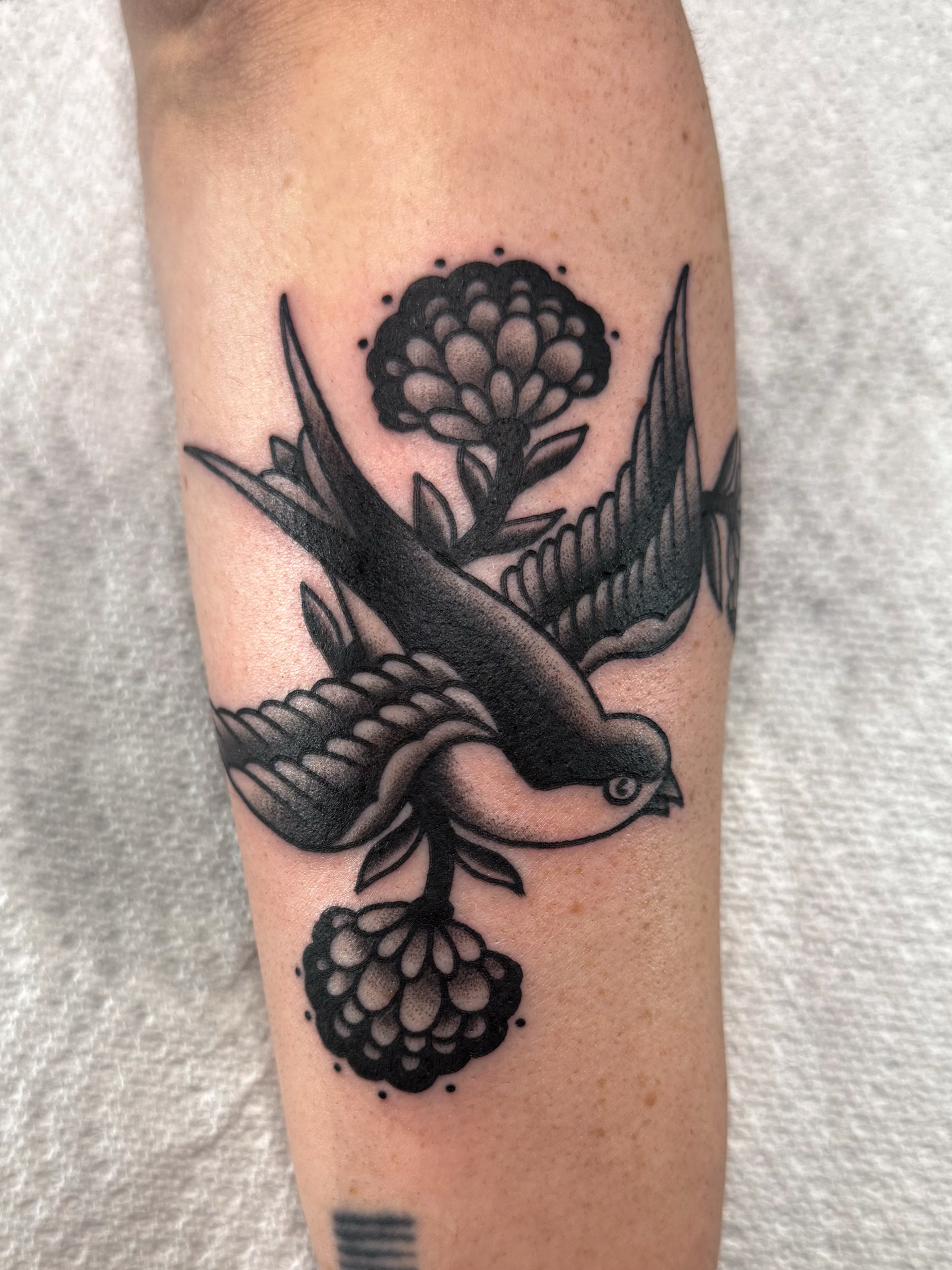 Tattoo by @logansightart — american_traditional, black_and_grey