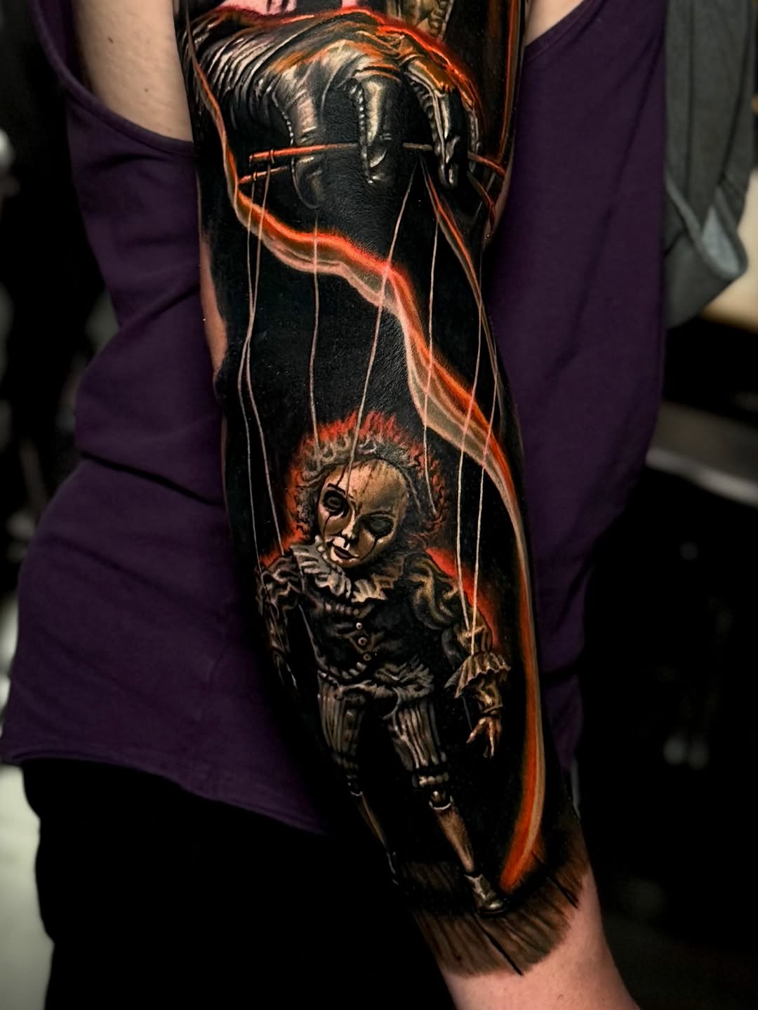 Tattoo by @mattvaught_tattoo — realism, dark_realism
