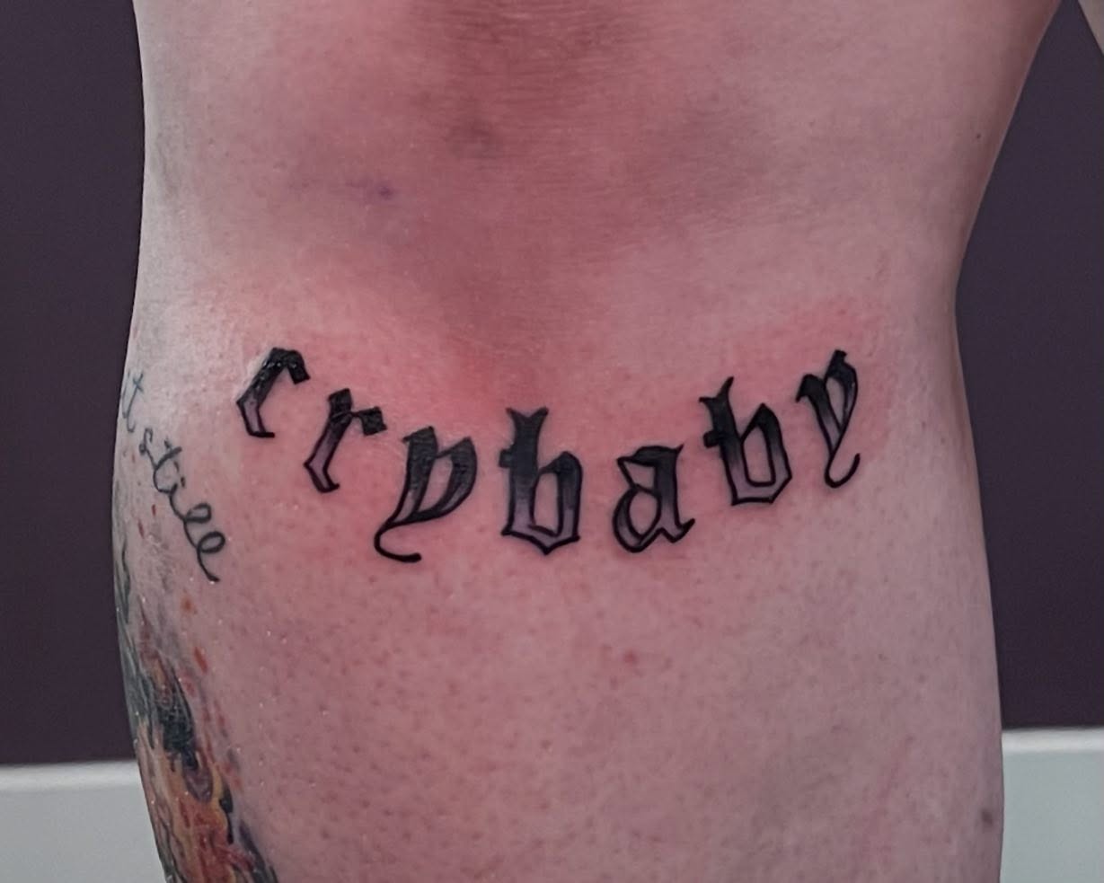Tattoo by @mikttattoo — lettering_script