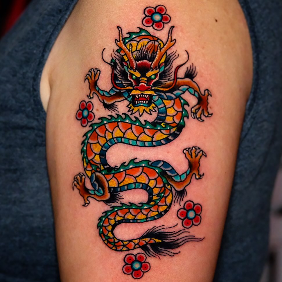 Tattoo by @donboostattoos — japanese_irezumi, american_traditional