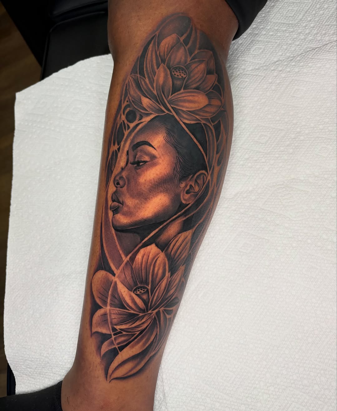 Tattoo by @osieltattoos — realism, black_and_grey
