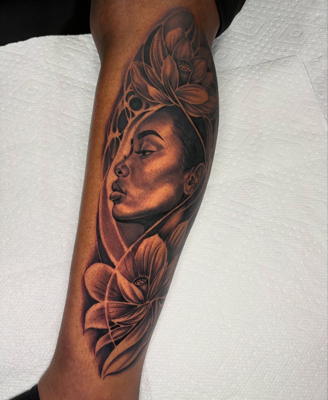 Tattoo by @osieltattoos — realism, black_and_grey
