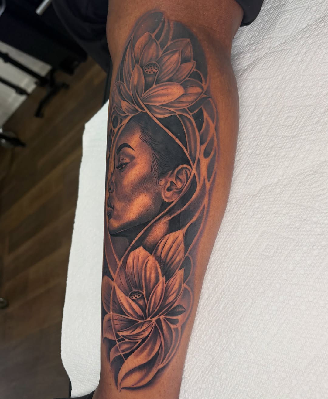 Tattoo by @osieltattoos — realism, black_and_grey