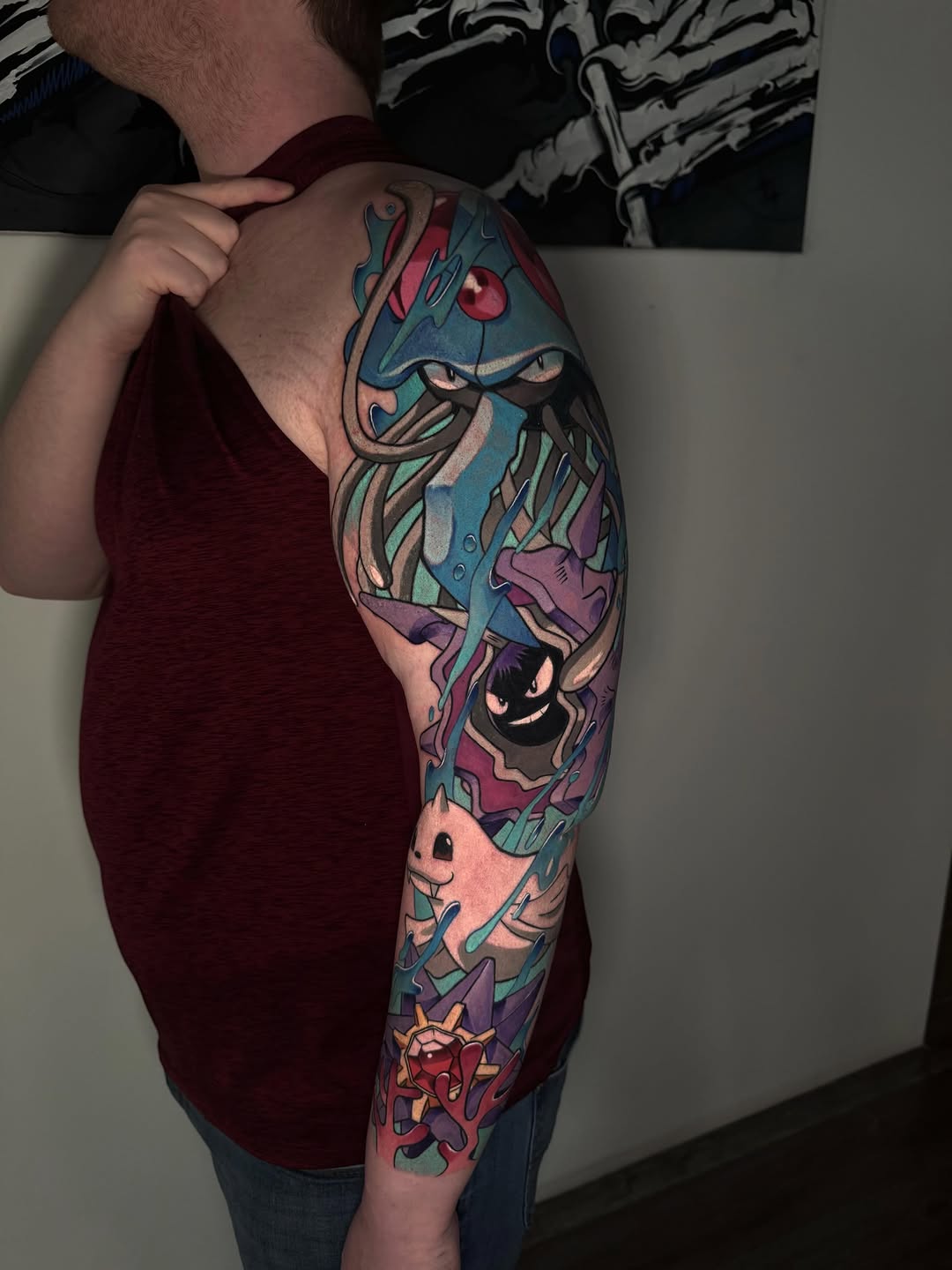 Tattoo by @rustik_uno — new_school, anime