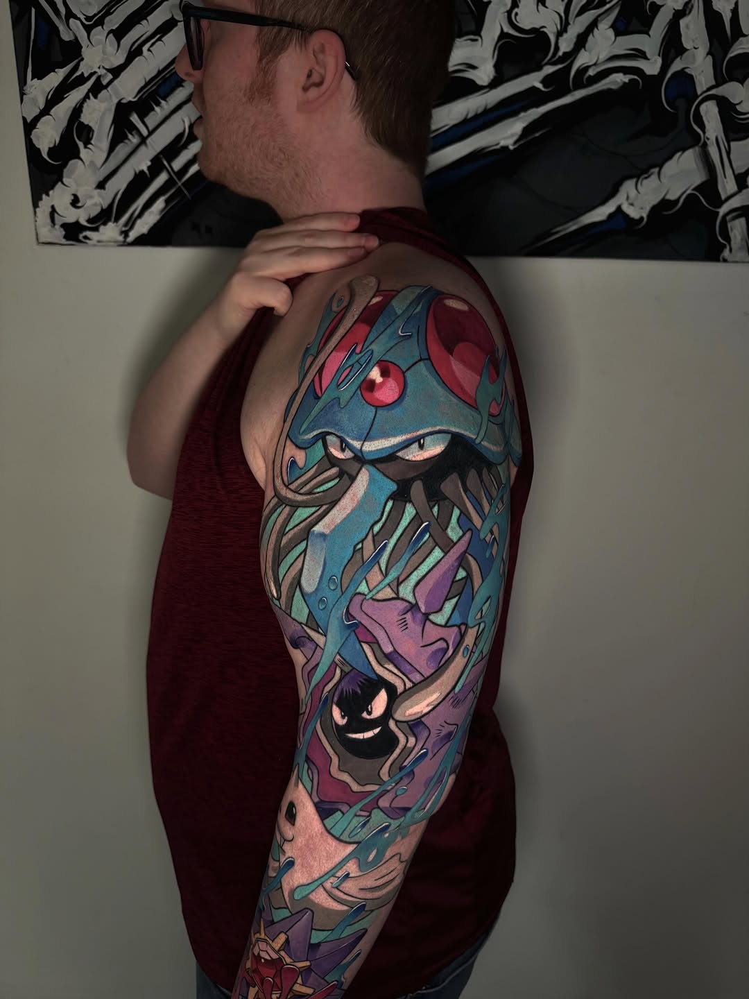 Tattoo by @rustik_uno — new_school, anime