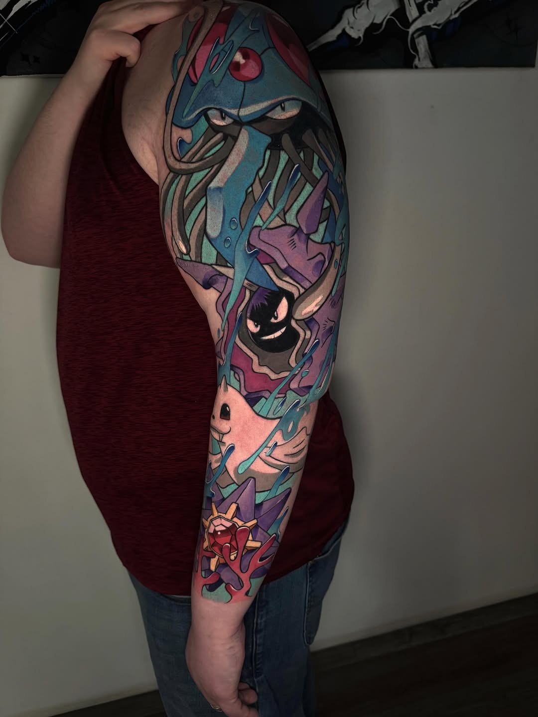 Tattoo by @rustik_uno — anime, new_school